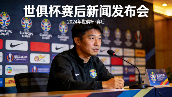 世俱杯赛后新闻发布会现场视频封面画面